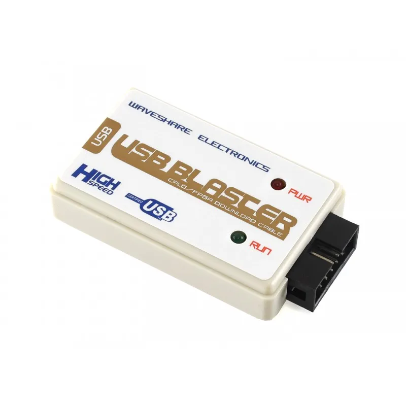 Waveshare USB Blaster V2 Download Cable, compatible with ALTERA USB Blaster FPGA/CPLD programmer, high-speed FT245+CPLD solution