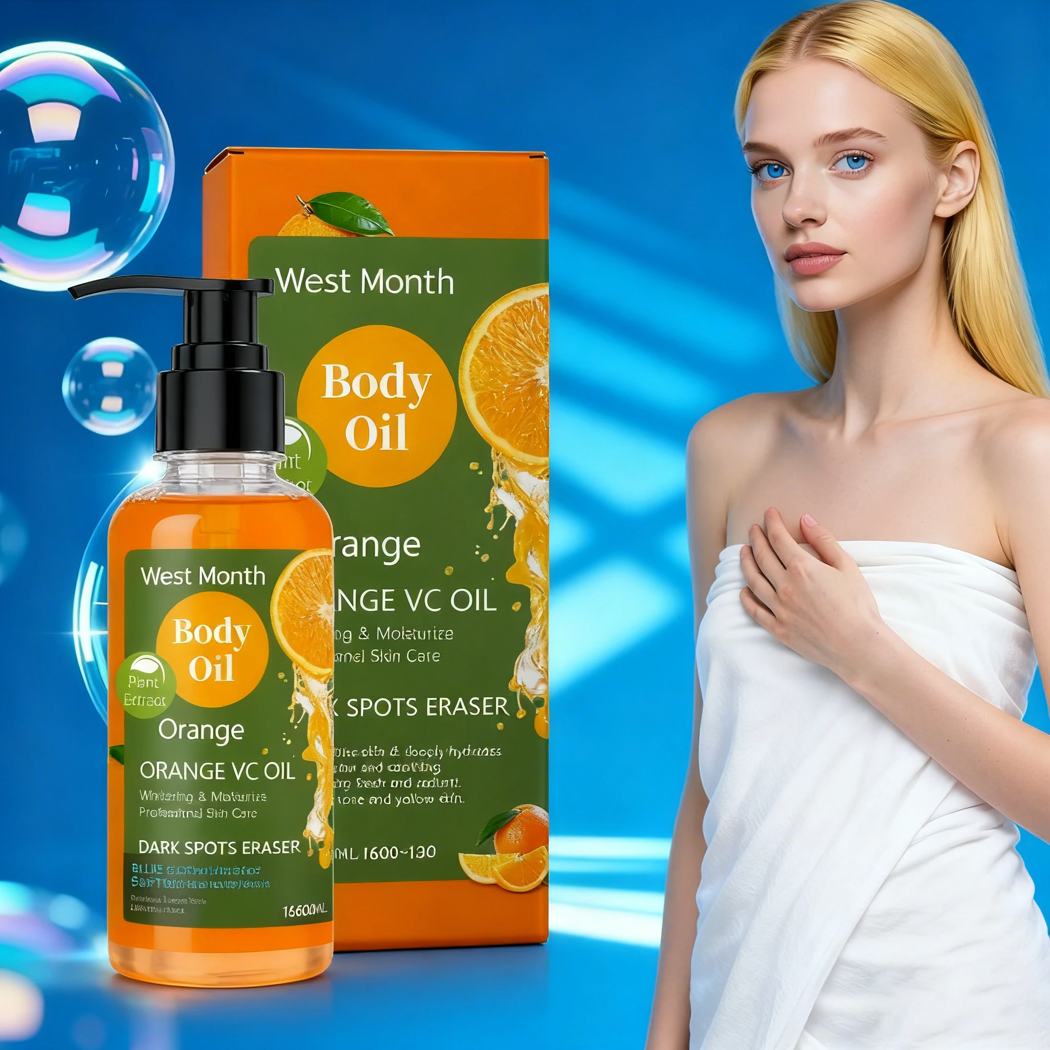 

Vitamin C Serum Rejuvenating Body Oil Brighten Skin Tone Moisturizing Glowing Repairing Smoothing Softening Hydrating Body Oil