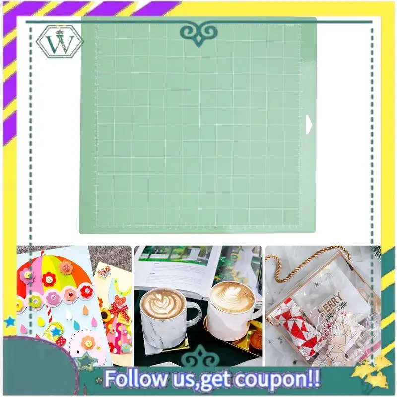 NEW 4 Pcs Mixed Color PVC Cutting Mat Grid Cutting Pads Cutting Plotter Pad Replacement Accessories For Cricut Maker/Cameo 4
