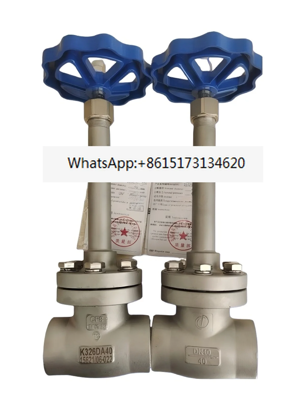 Low temperature globe valve DJ61F-40P liquid nitrogen and liquid oxygen special globe valve DN15 25 50