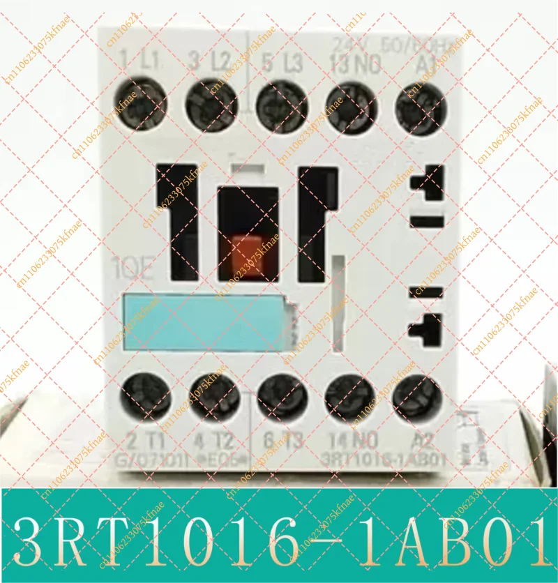 Contator Siemens 3RT1016-1AB01 - Novo Original SIRIUS 3RT Série AC-3 Interruptor de Controle de Motor (9A, 4kW, Bobina 24V)