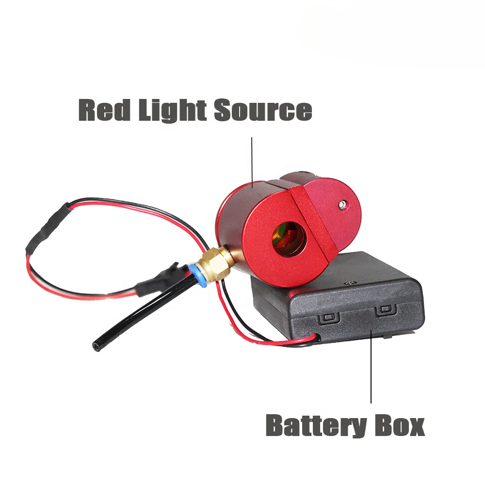 Co2 beam visible guide  tube Red light indicator Red dot pointer