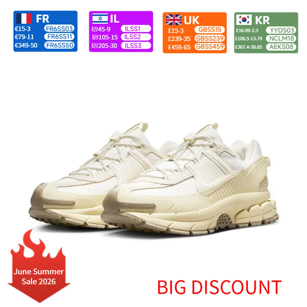

Nike ZOOM VOMERO ROAM Durable, Waterproof, Breathable Low-Top Casual Training & Urban Running Shoes Unisex Style FV2295-101