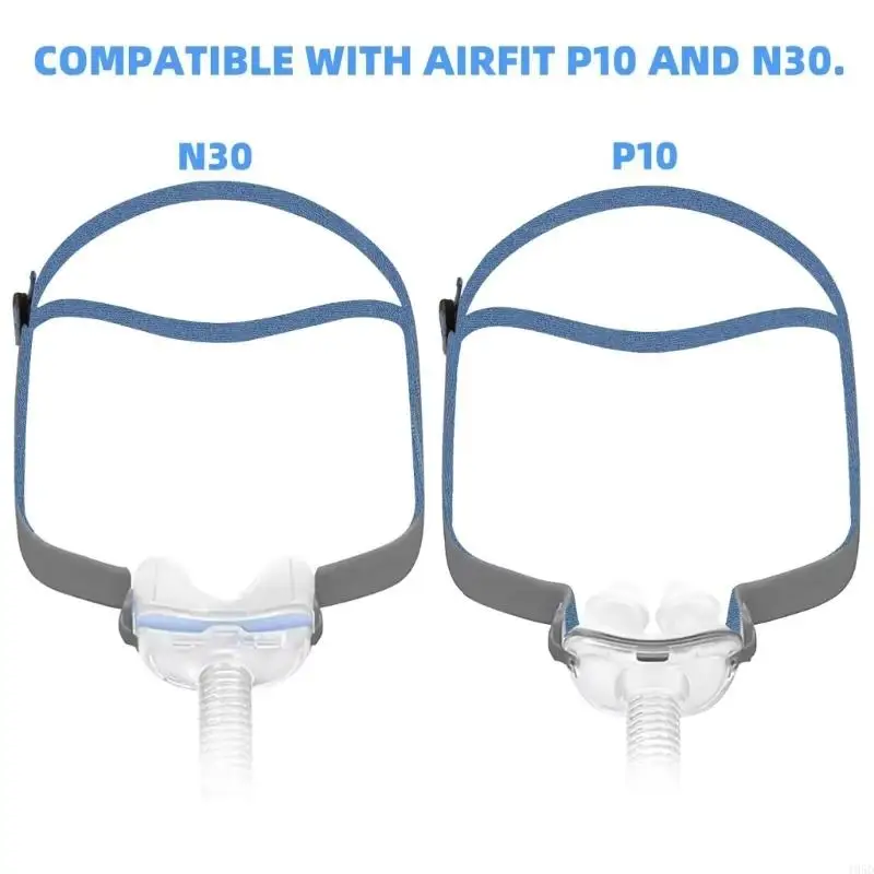 1Pc Replacement Headgear Strap Headband Head Strap Suitable for AirFit P10 N30 CPAP Masks Soft Washable Silicone Materials