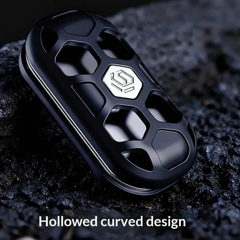 메치 에그 2.0 메탈 피젯 슬라이더 밀착 트랙 속이 빈 손가락 슬라이더 EDC 피젯 토이 성인 스트레스 해소 장난감