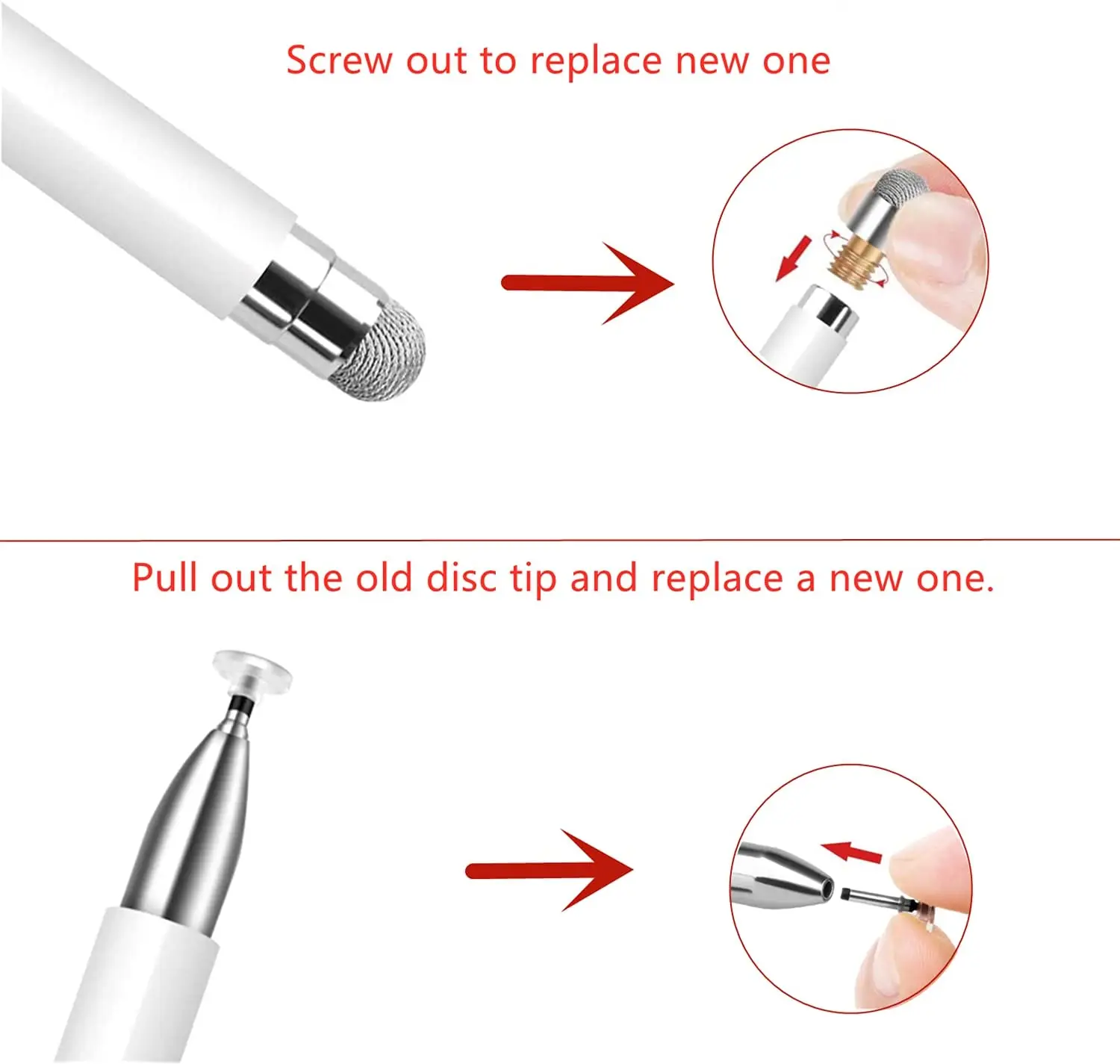 유니버설 정전식 스크린 스타일러스 터치펜 아이패드 삼성 모든 IOS 안드로이드 스마트 터치스크린 폰 태블릿용 펜 아이폰 17용