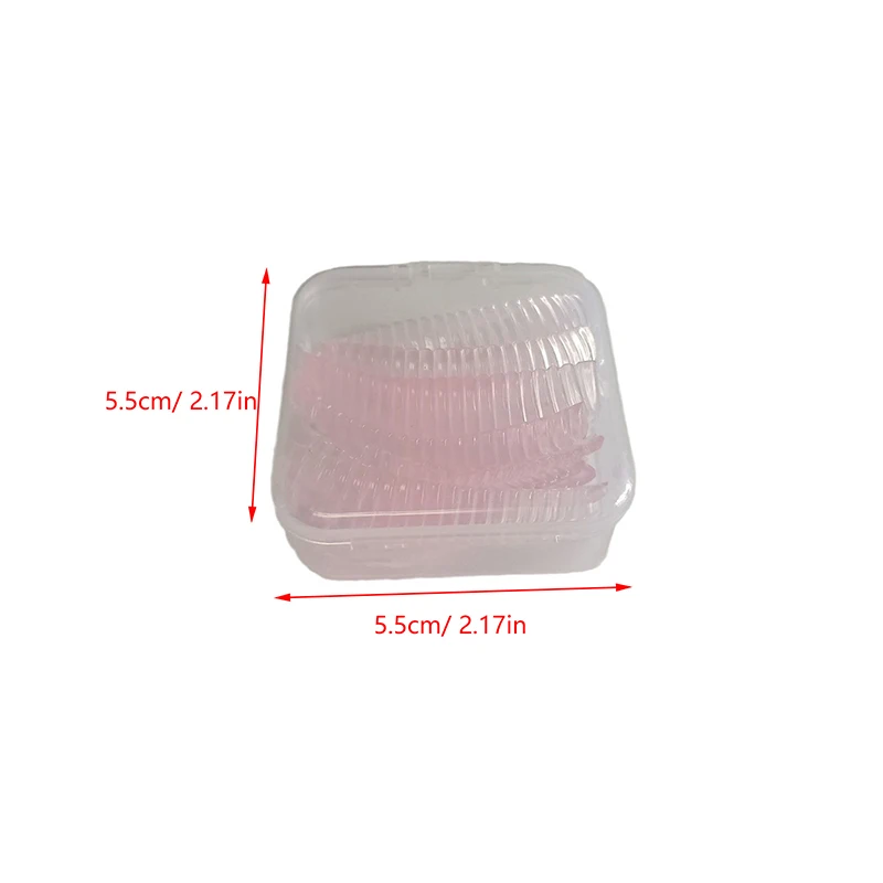 4Pairs Glue Free Silicone Eyelash Perm Pads 4 Sizes Sticky Lashes Rods Shield Lifting 3D Eyelash Curler Applicator Tools