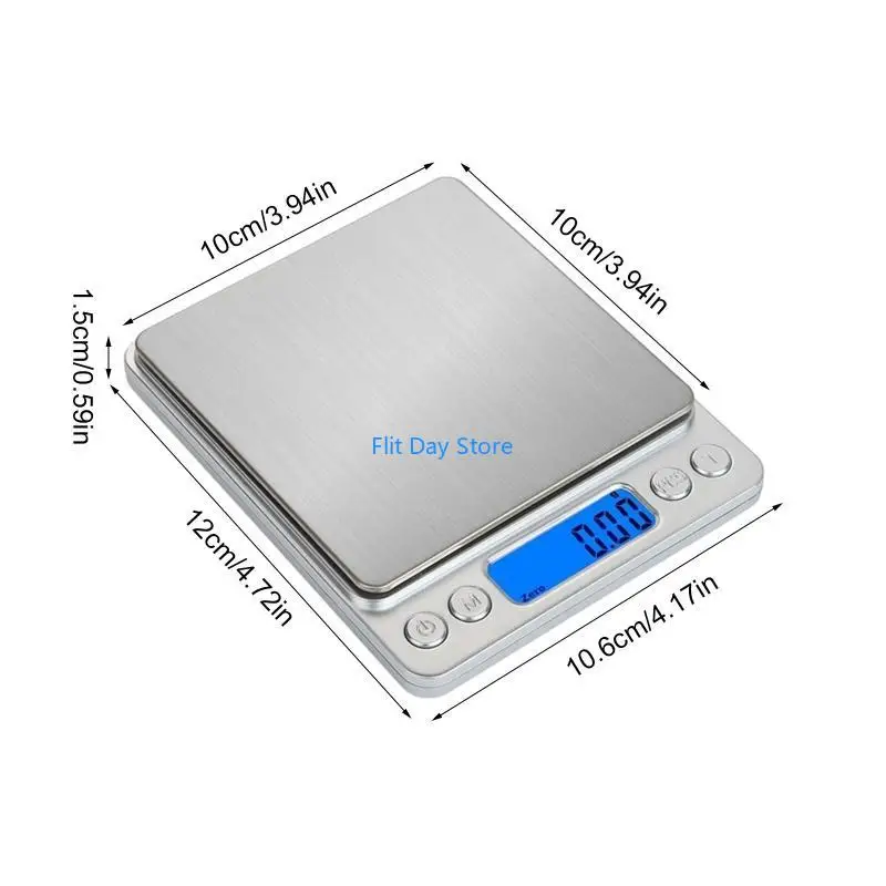 F92C actualizado gran alcance pequeño pequeña batería cocina mini escala electrónica alimentos escala bolsillo