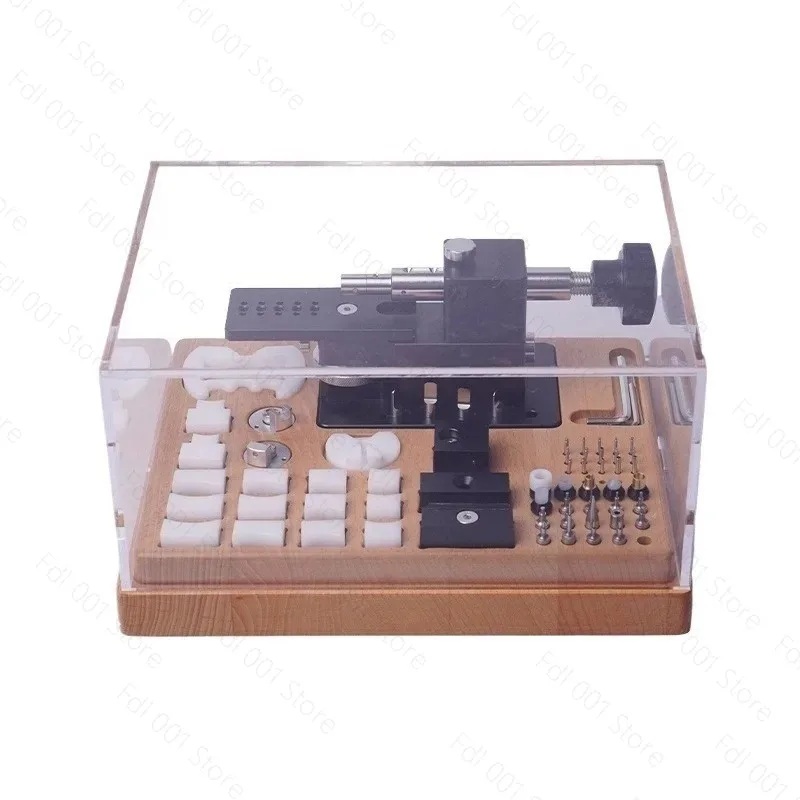 Multifunction Wrist Watch Case Opener Watch Back Removal Tool Set Manual Watchmaker Repair Tools Kit With Acrylic Cover