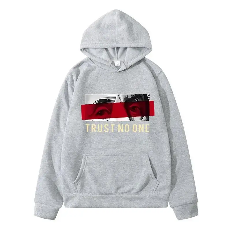 الرجال جديد مطبوعة هوديي الدافئة الرجال البلوز موضة البلوز الهيب هوب عادية الخريف الشتاء الصوف الشارع الشهير القمم #3