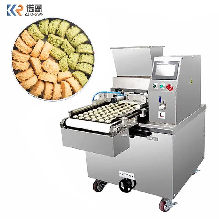 Commercial Auto Electric Non Stick High Performance Flower Twisted Rhinestone Deposit Mach Children Biscuit Cookie Maker Machine