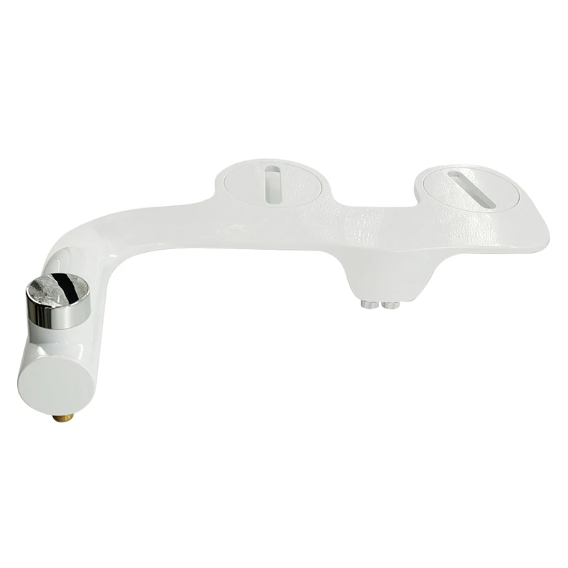 Toilet Bidet Attachment Smart Bidets Ultra-Slim Nozzles Self Cleaning Adjustable Water Pressure Easy Install HJ5640