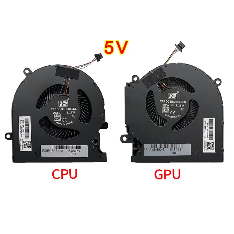 CPU GPU Cooling Fan For HP OMEN 15-EK 15-en TPN-Q238 TPN-Q236 Fans Cooler Radiator M04216-001 ND8CC02-19j22 19j23 M04215-001