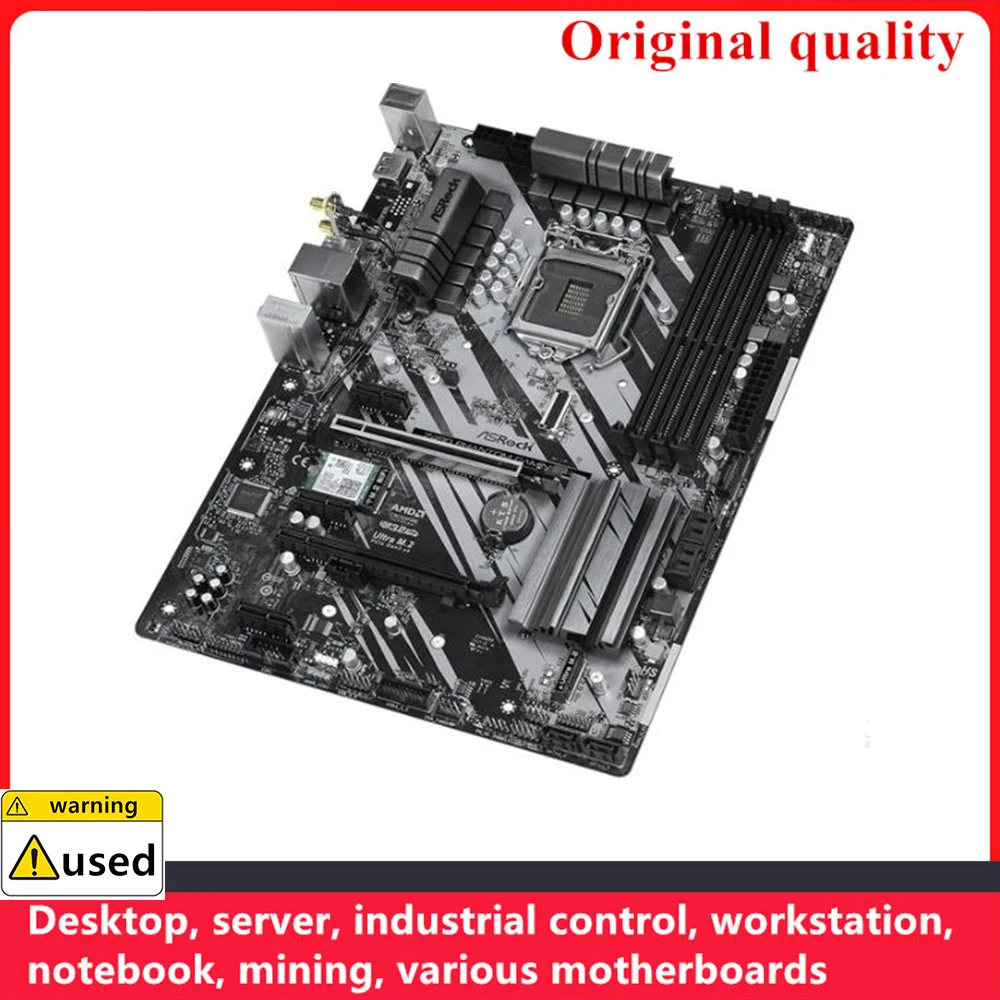 Used For ASROCK Z490 Phantom Gaming 4/ac Motherboards LGA 1200 DDR4 128GB Intel Z490 Overclocking Desktop Mainboard M.2 USB3.0