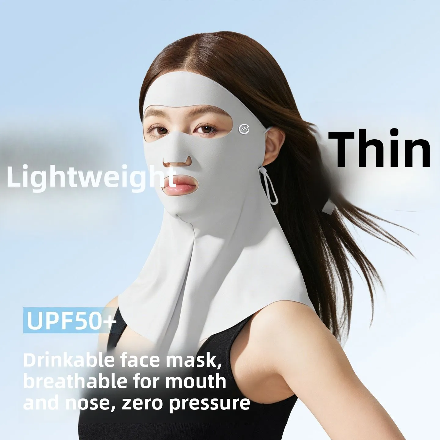 

Outdoor Running Face Mask Women's Special Breathable Ice Silk Sports Mouth Nose Easy to Breathe UV Protection Summer