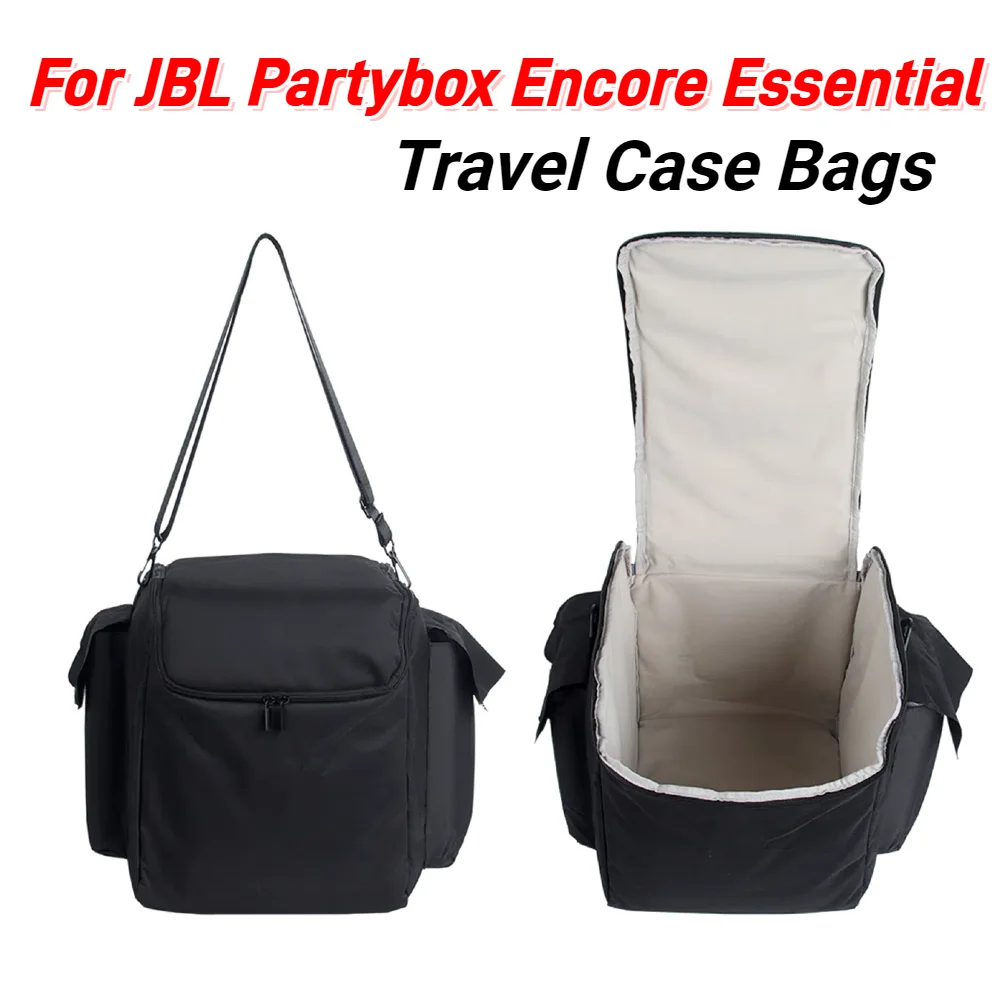 Speaker Carrying Case for JBL Partybox Encore Essential Outdoor Travel Protect Box Adjustable Shoulder Strap Speaker Bags