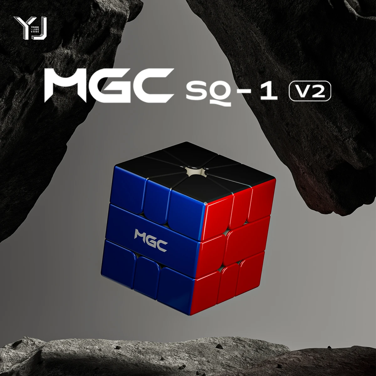 [JudyCube] YJ MGC SQ1 V2 UV Magnetic Magic Speed Cube Professional Fidget Toys Yongjun MGC Square-1 Black Cubo Magico Puzzle