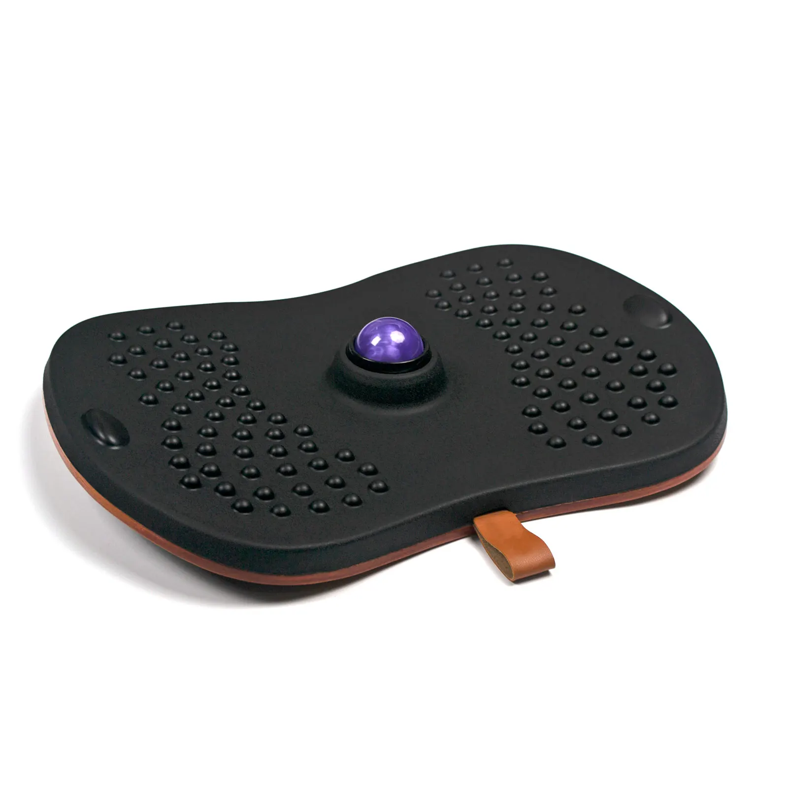 Wooden Wobble Balance Board, Ergonomic Anti-Fatigue Stability Rocker