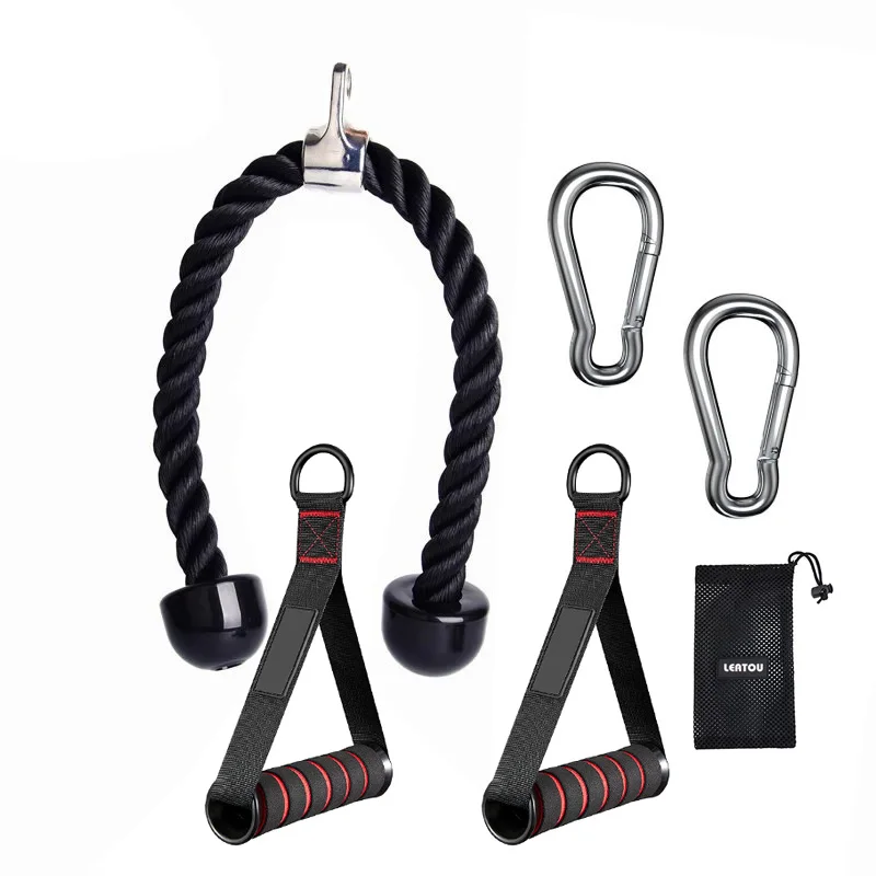 Tricep Rope Push Pull Down Cord For Bodybuilding Exercise Gym Workout for Home or Gym Use Fitness Exercise Body Equipment