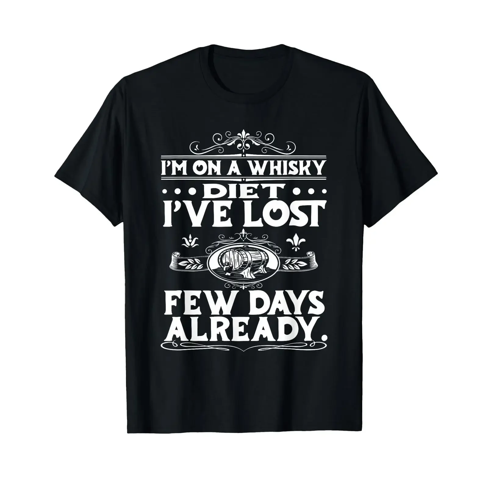 Whisky Alkohol Scotch Single Malt Whiskey T Shirt vintage Washed fashion Casual Unisex homme Comfortable Slightly Soft