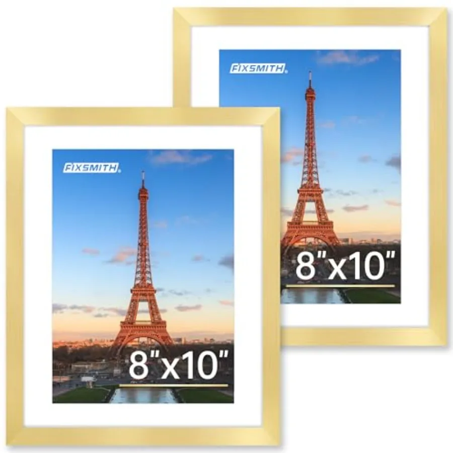 

8x10 Picture Frame Set of 2, Picture Frames Collage for Tabletop or Wall Display, Photo Frame with HD Plexiglass, Display Pictu