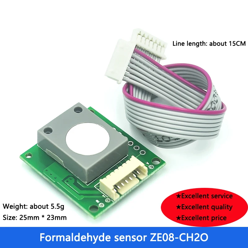 Formaldehyde Sensor ZE08-CH2O Serial Port Output Formaldehyde Concentration Measurement Calibrated Calibrated Module