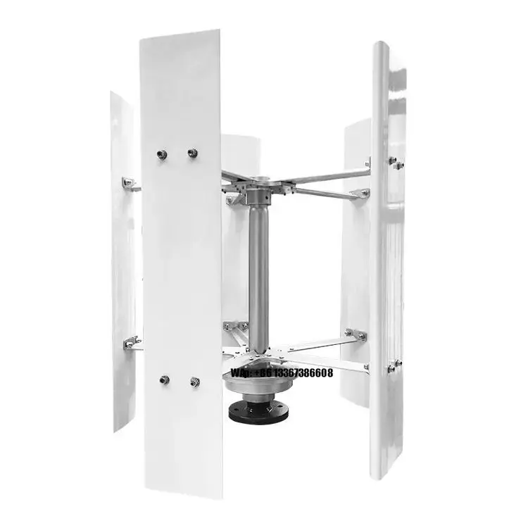 

Ce Roof Mount Residential 2000w 48v 96v Vertical Axis Efficient Wind Turbine Generator for Home Use High Efficiency