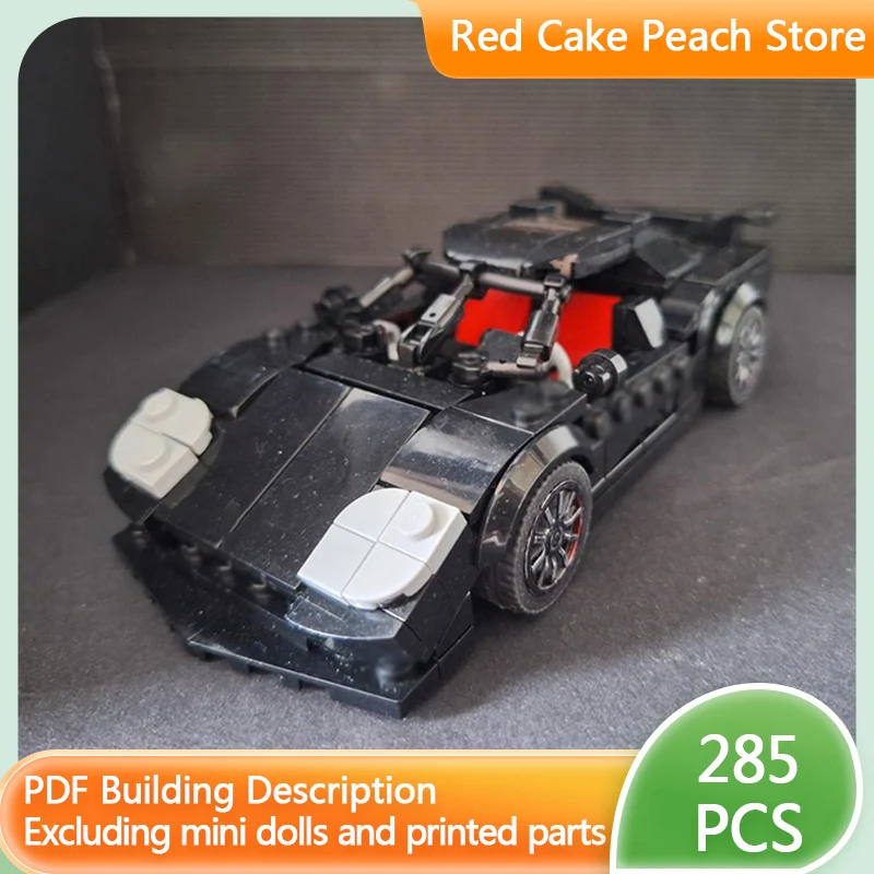 

Speed Racing Car Model MOC Building Bricks CCXR Top Tier Sports Car Modular Technology Children Holiday Gifts Assemble Toys Suit