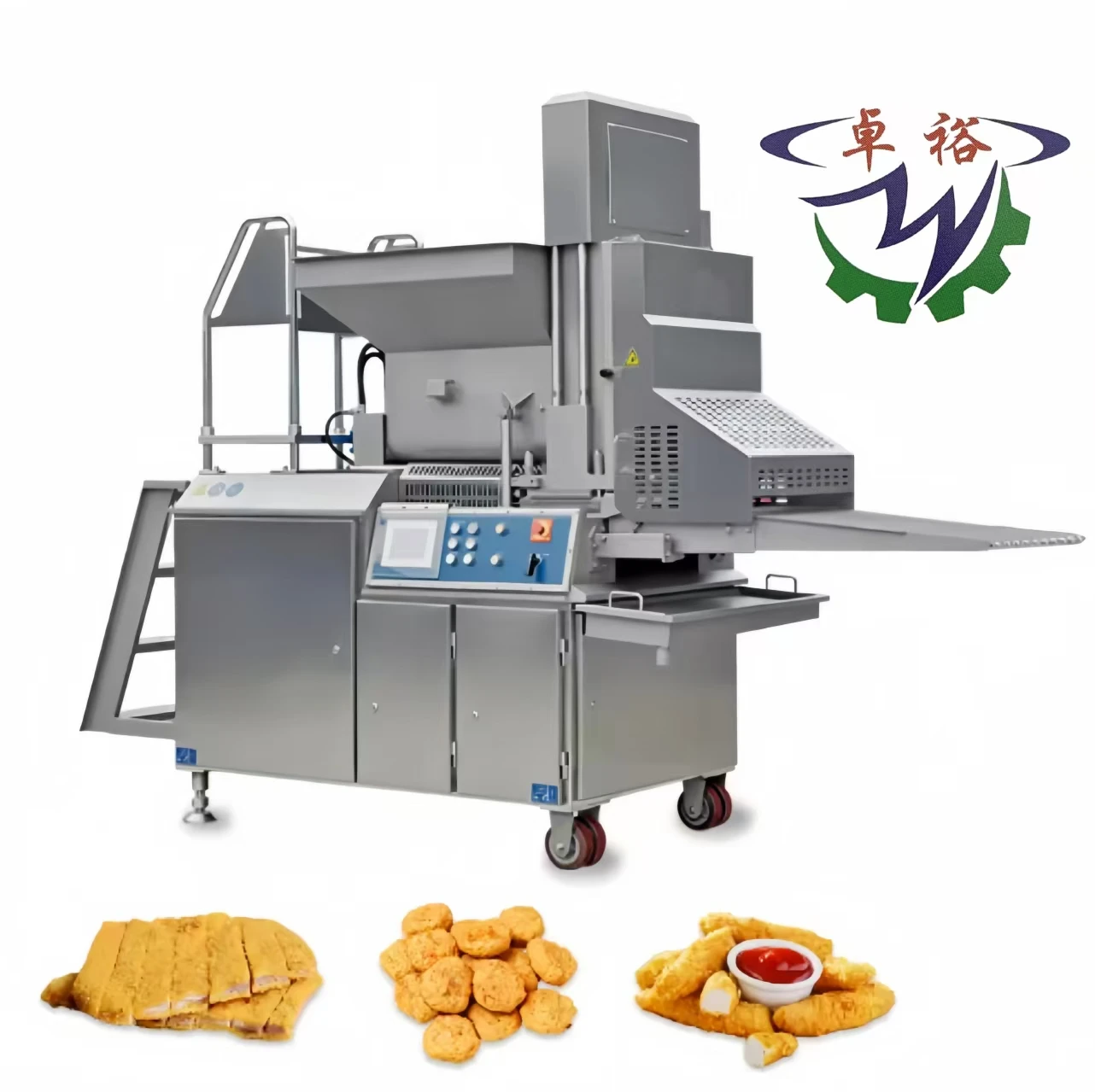 Big Full Automatic Potato Beef Burger Patty Meat Cutlets Molding Forming Making Machine Chicken Nuggets