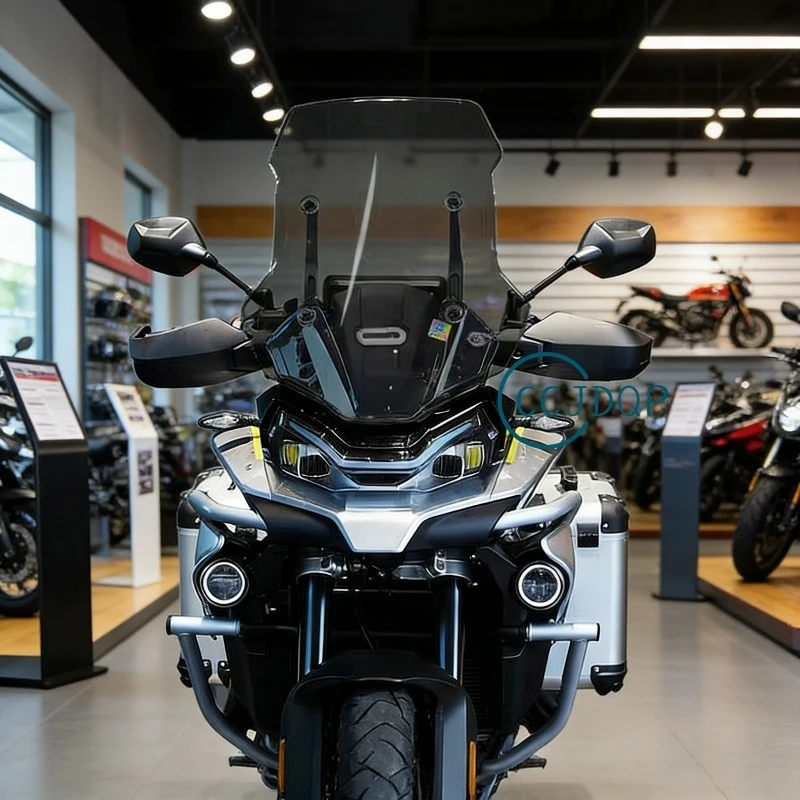 For CFMOTO 800 MT 51CM-61CM Motorcycle High Quality Screen Windscreen Wind Deflectors Windshield Transparent/Gray CF800MT MT800
