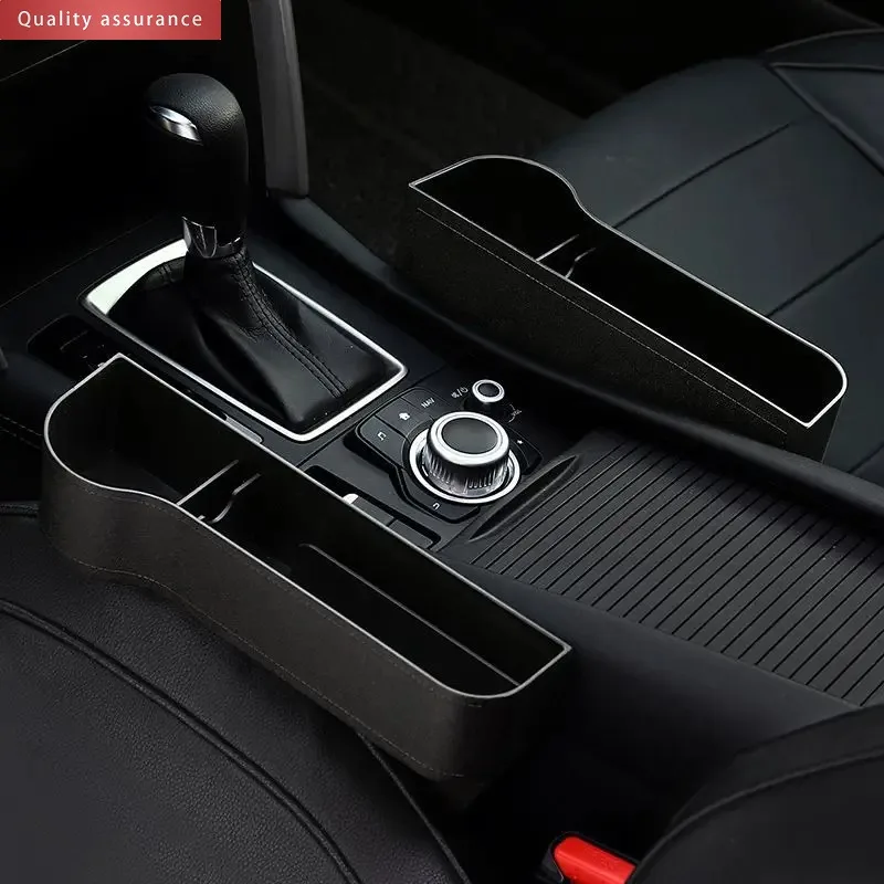 Car Seat Crevice Storage Box Seat Gap Slit Pocket Catcher Organizer Universal Car Seat Organizer Card Phone Key Holder Pocket