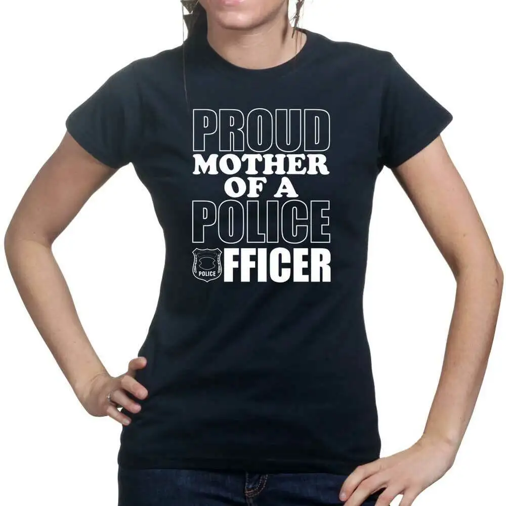 Proud Mum of Officer Mothers Day Gift for Mom Ladies T shirt Tee Top T-shirt