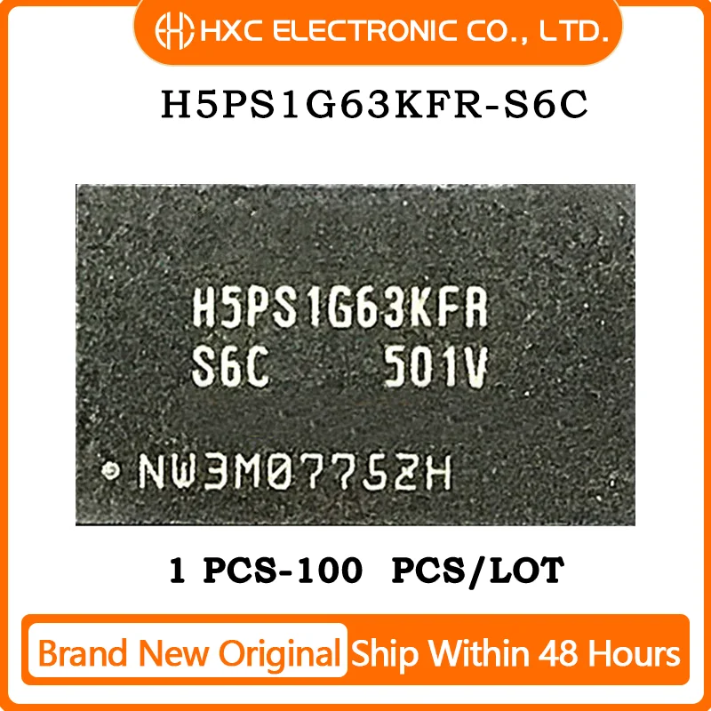 

Free Shipping 1PCS/10PCS/50PCS/100PCS H5PS1G63KFR-S6C BGA DDR2 H5PS1G63KFR Brand New Original CHIP