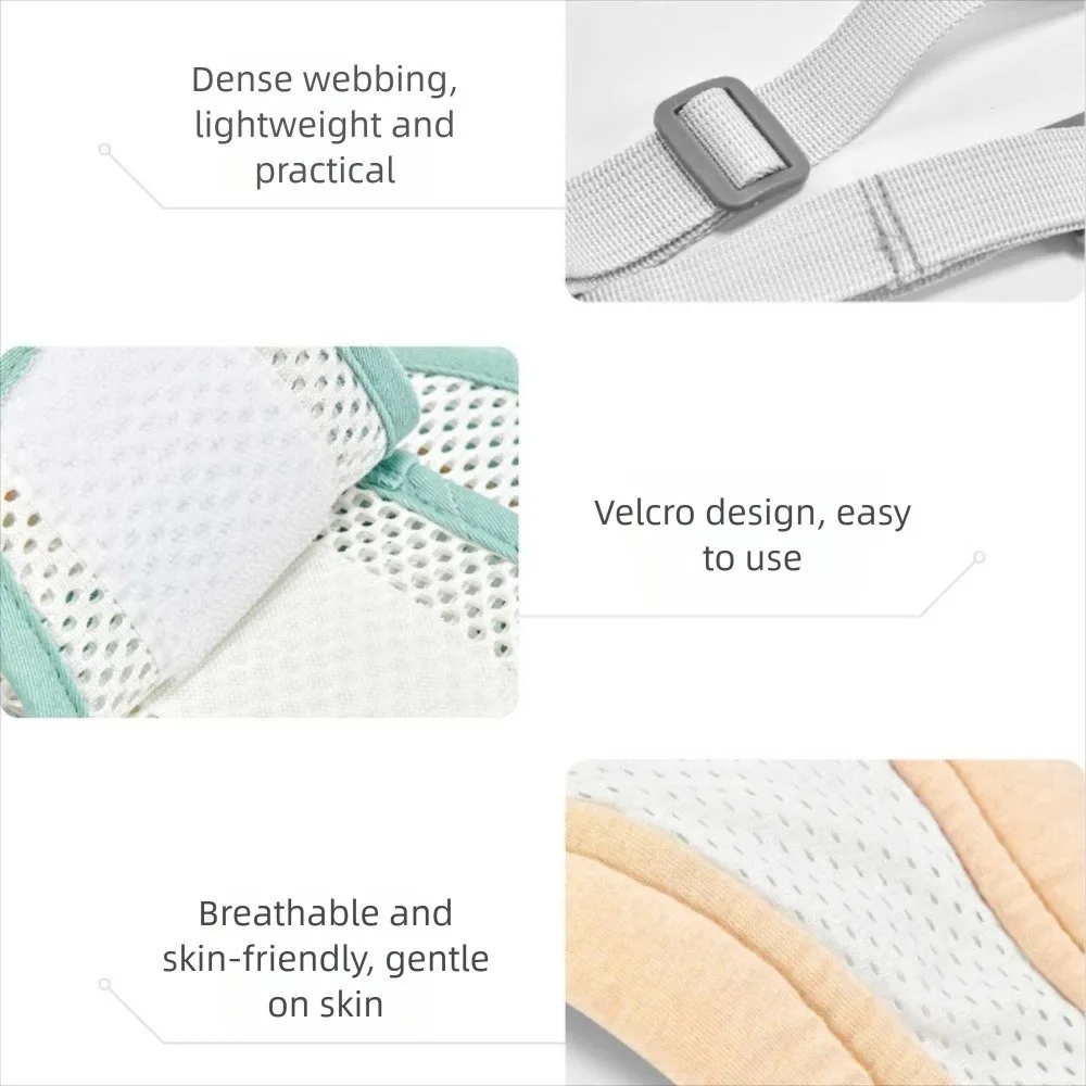 

Безопасный ремень для ходунков для младенцев, дышащий регулируемый обучающий тренажер для поддержки ходьбы, нескользящий ручной помощник для малышей