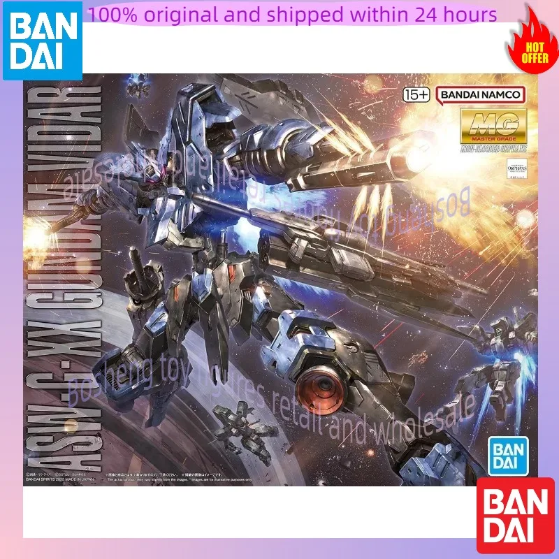 Auf Lager Bandai Original MODEL KIT MG 1/100 GUNDAM VIDAR Modellbausatz Anime Action Fighter Montage-Modell Spielzeug