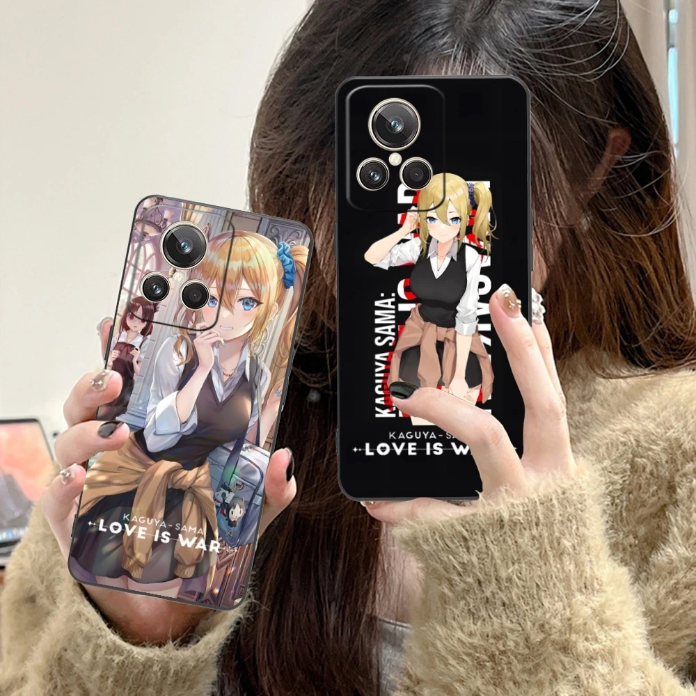 Kaguya Sama Hayasaka Mobile Phone Case for Realme GT 2 9i 8i 7i Pro X50 X2 C35 C21 C20 C11 C3 Black Soft Phone Cover Shell