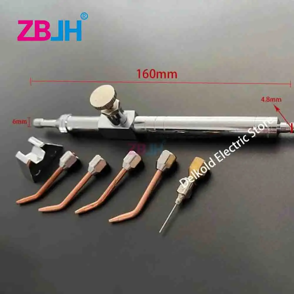 

Mini Oxyhydrogen Gas Torch Welding Tool HOHO Water Oxygen Torch With 5 Pcs Water Soldering Gun Nozzles