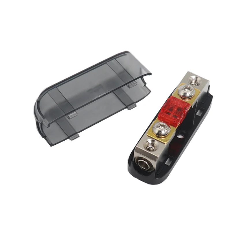 【20A - 200A 】Car Audio Fuse Power Fuse Holder  Stereo Audio Single Way AGU Fuse Holder Power Distribution Block Fusebox Car Fuse