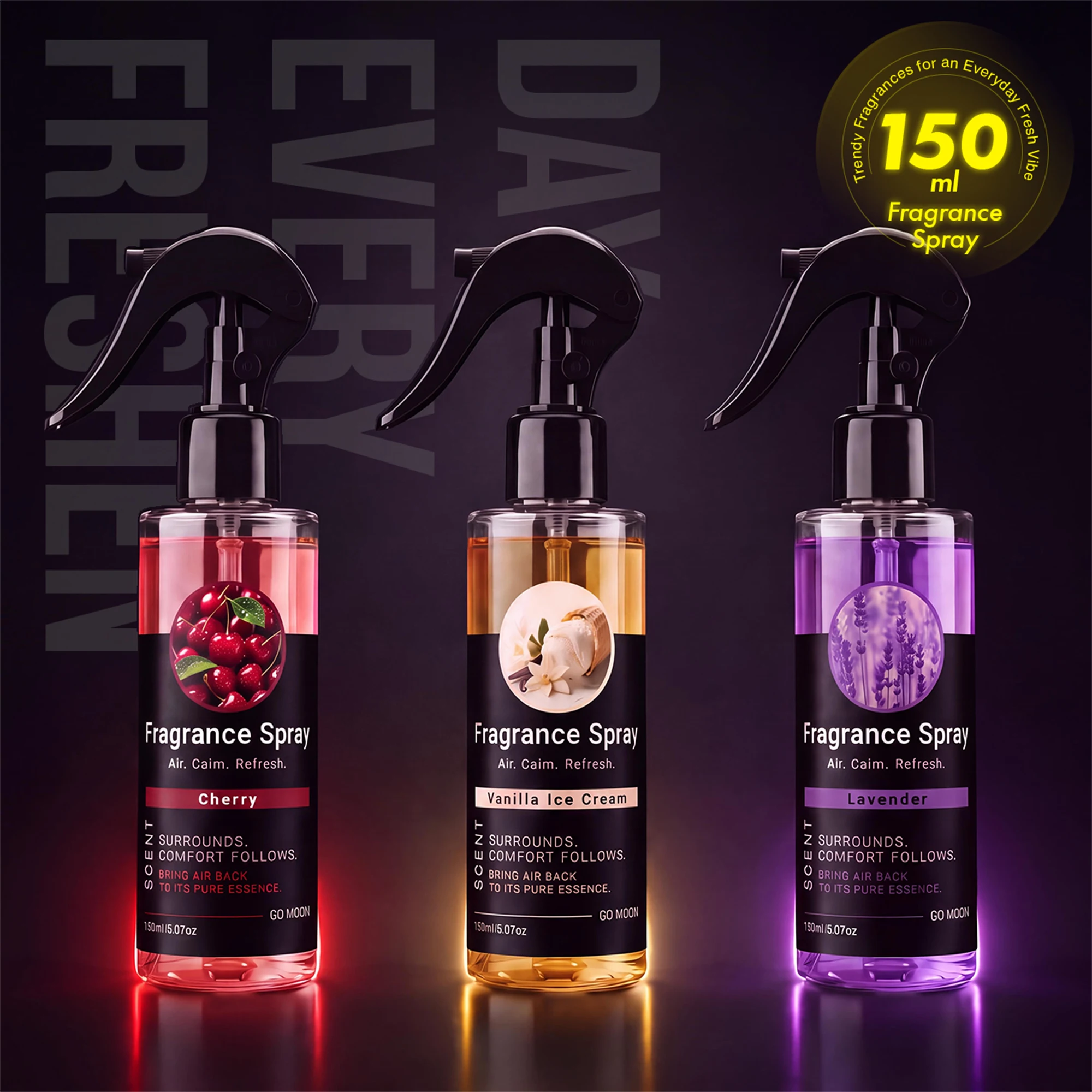 Home Fragrance Hotel Collection - Flower Fruit Scent Car Fragrance Spray,