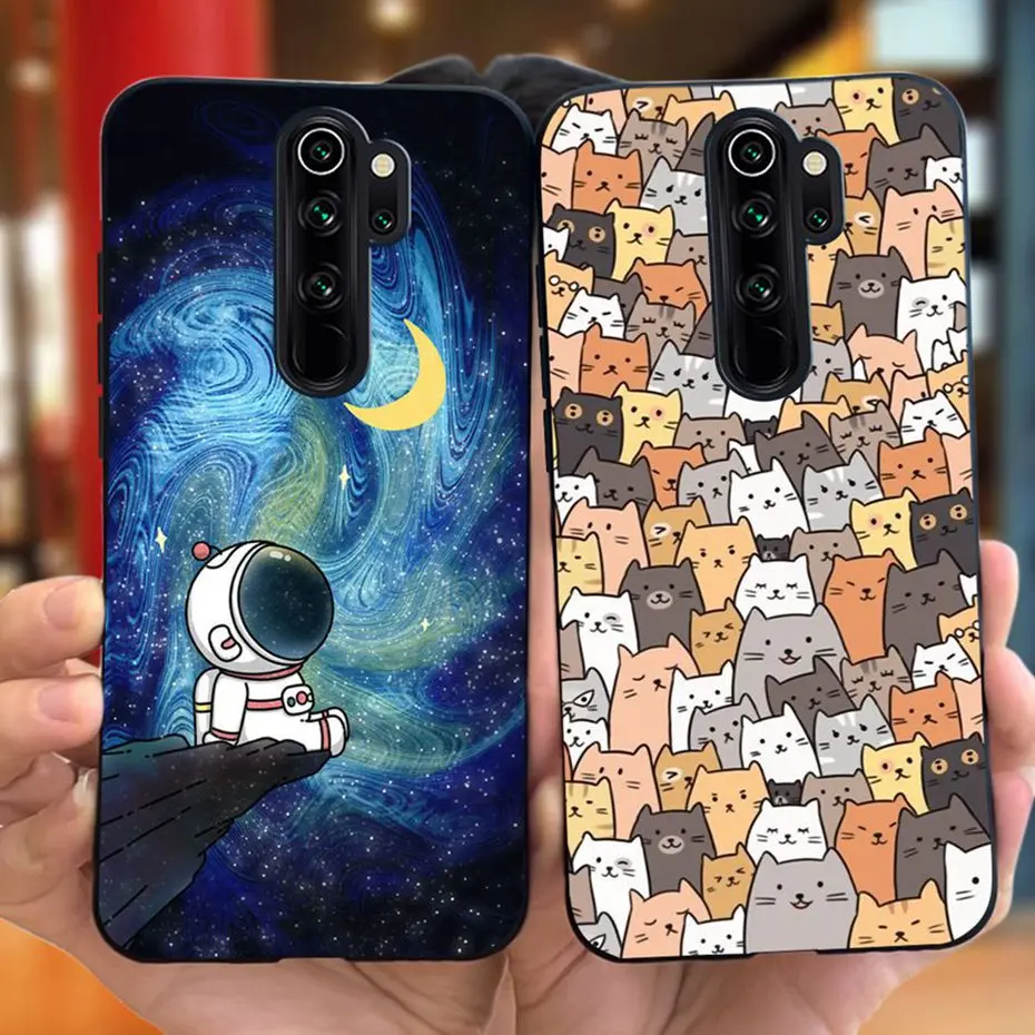 Case For Xiaomi Redmi Note 8 Pro Cute Animal Cartoon Candy Color Soft Silicon TPU Phone Bumper For Redmi Note 8Pro Back Cover