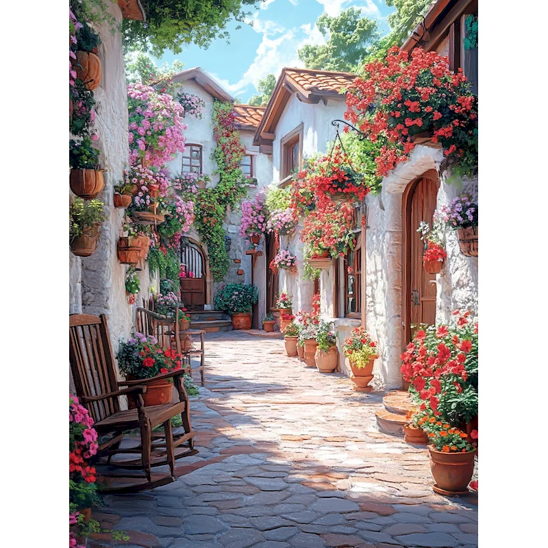 

GATYZTORY Painting By Numbers For Adults DIY Kits HandPainted Landsape Coloring By Number On Canvas With Framed Oil Picture Draw
