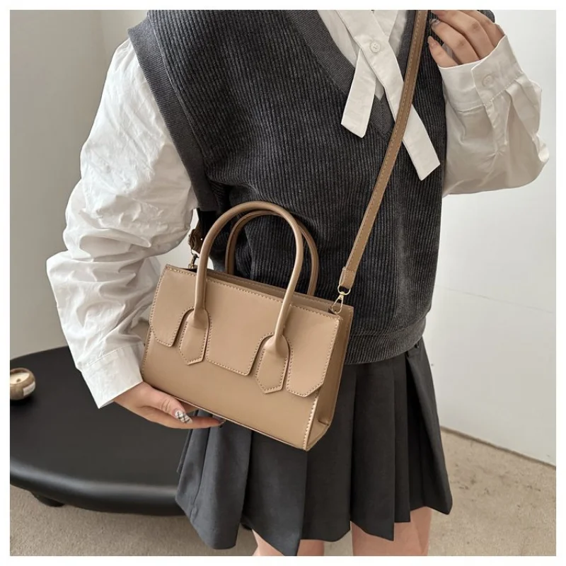 

Premium Ladies Tote Bag Made Of Faux Leather Featuring Trendy Paris Casual Vintage Lightweight Daily Style​