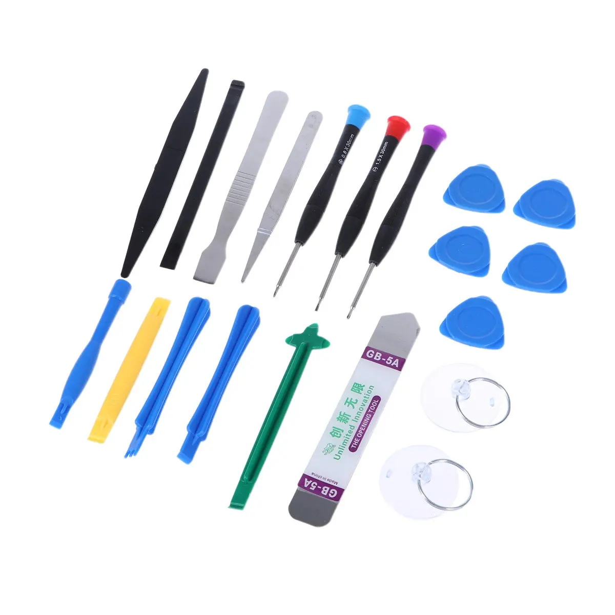 20Pcs Heavy Duty Electronics Repair Tool Set Disassembly Kit for Pc Camera Watch Glasses Multi Functional