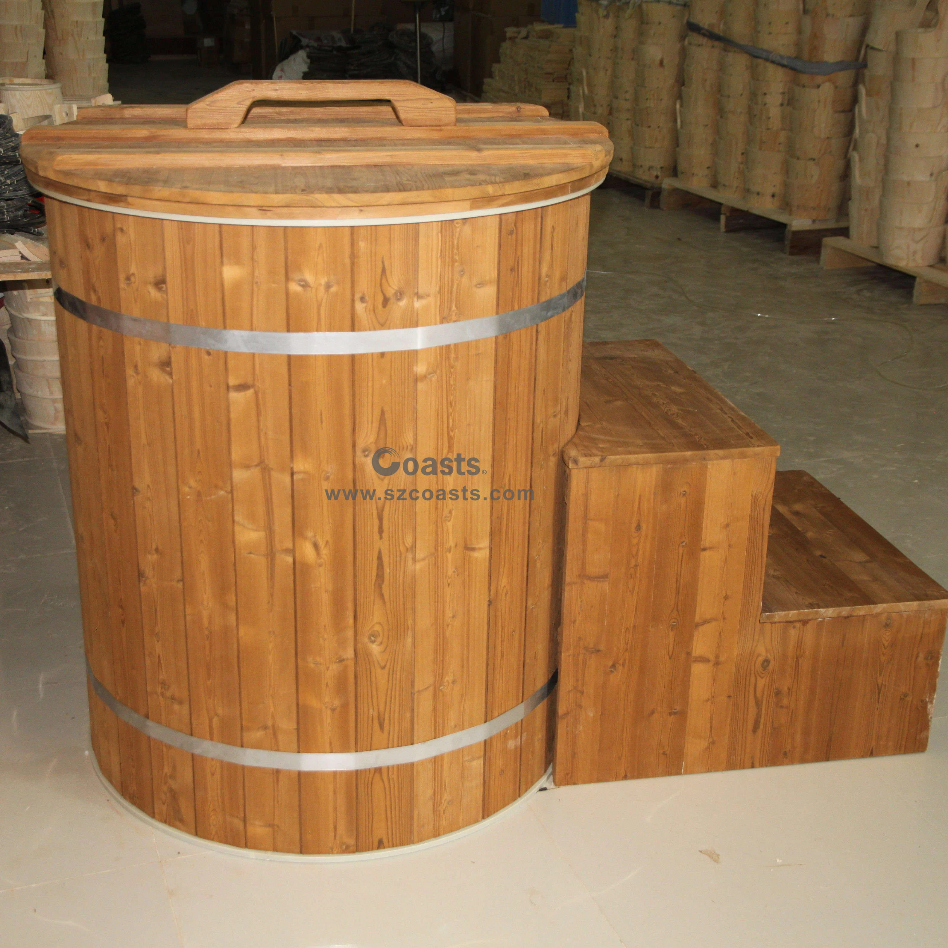 

Thermo Wood Cold Plunge Spa Ice Bath Tub Cold Water Tub