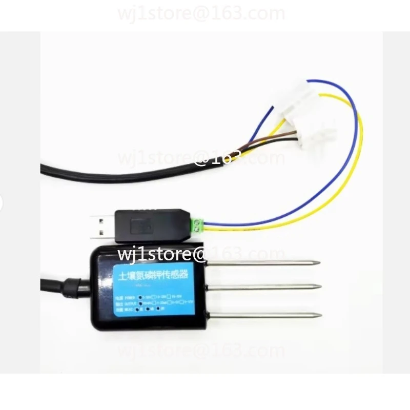 Online Data Logger RS485 Agricultural Moisture Temperature EC Salinity PH Soil Sensor