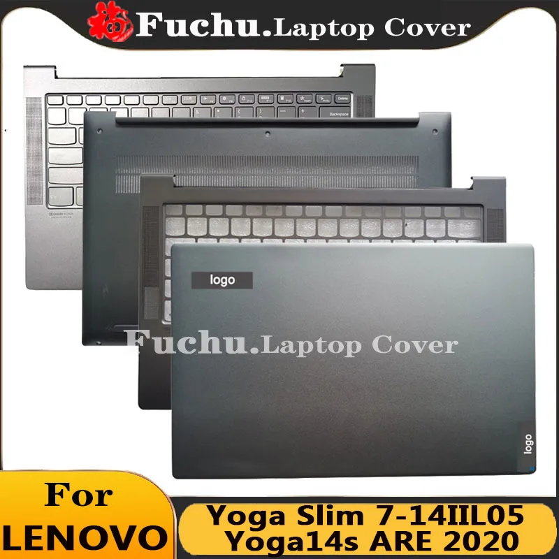 Top cover For Lenovo Yoga14s ARE 2020 Yoga Slim 7-14IIL05 screen back case keyboard palm rest upper lower cover bottom shell