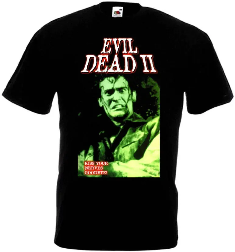 Evil Dead 2 v.7 T shirt black movie poster horror all sizes S-5XL