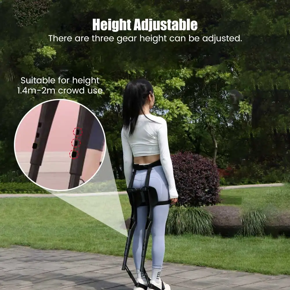 Invisible Chair Chairless Chair Wearable Leg Brace Portable Folding Outdoor Invisible Fishing Stool Wearable Leg Ergonomics Seat