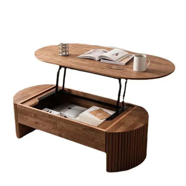 

ZL Adjustable Home Living Room Storage Tea Table Multifunctional Tea Table