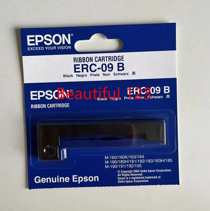 10PCS New Original ERC-09B RIBBON CARTRIDGE For Epson M-160 M-164 M-190 M-190G M-192 M-192G M-180 M-183 ERC-09 B ERC09 ERC09B